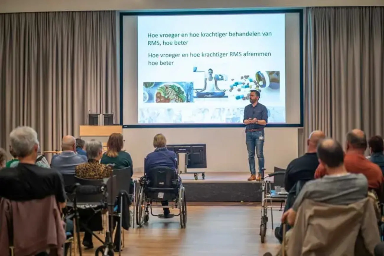 Gerald Hengstman over behandelingen op een MS informatieavond