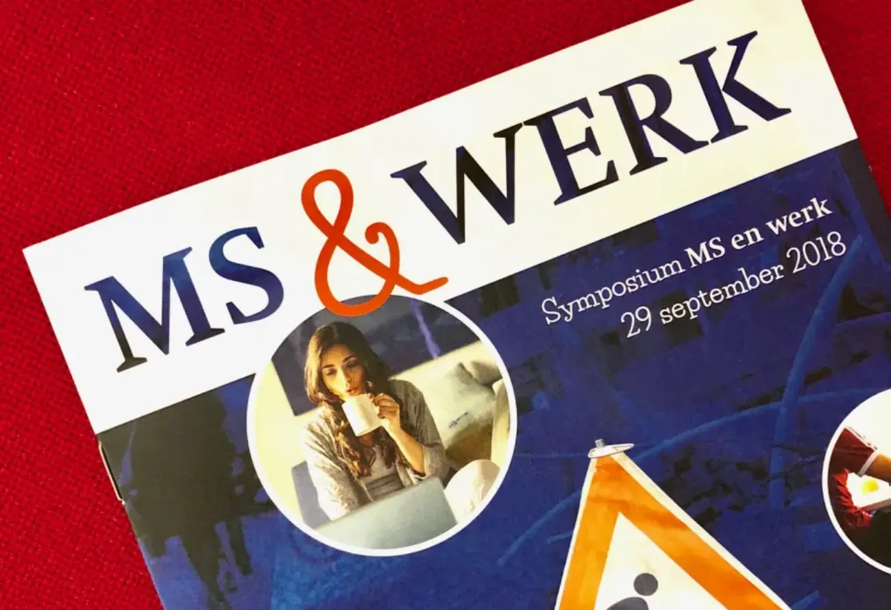 Programmaboekje van symposium MS en werk