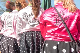 Pink Ladies tijdens Rokjesdagloop 2019